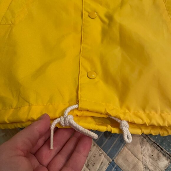 Vintage 70s Pla Jac By Dunbrooke Alaska Light Windbreaker Yellow Delta Junction - Picture 10 of 15